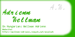 adrienn wellman business card